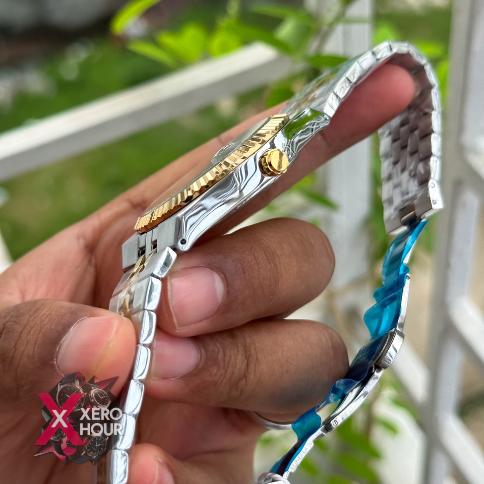 Sober Land Dweller Shape (A15 Model) | 8.7mm Slim | Dual Tone Black dial_img_6