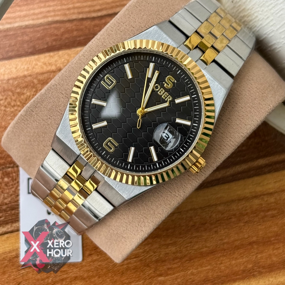 Sober Land Dweller Shape (A15 Model) | 8.7mm Slim | Dual Tone Black dial_img_7