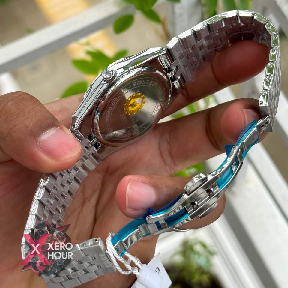 Sober Land Dweller Shape (A15 Model) |  8.7mm Slim | Silver with Blue Dial_img_4