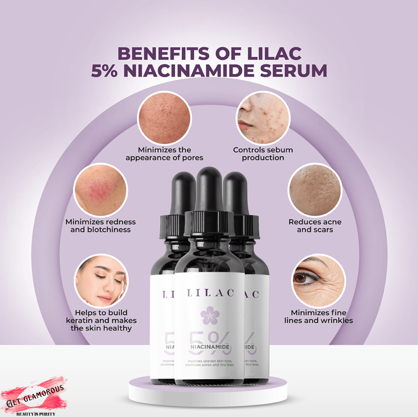 LILAC NIACINAMIDE SERUM 5%