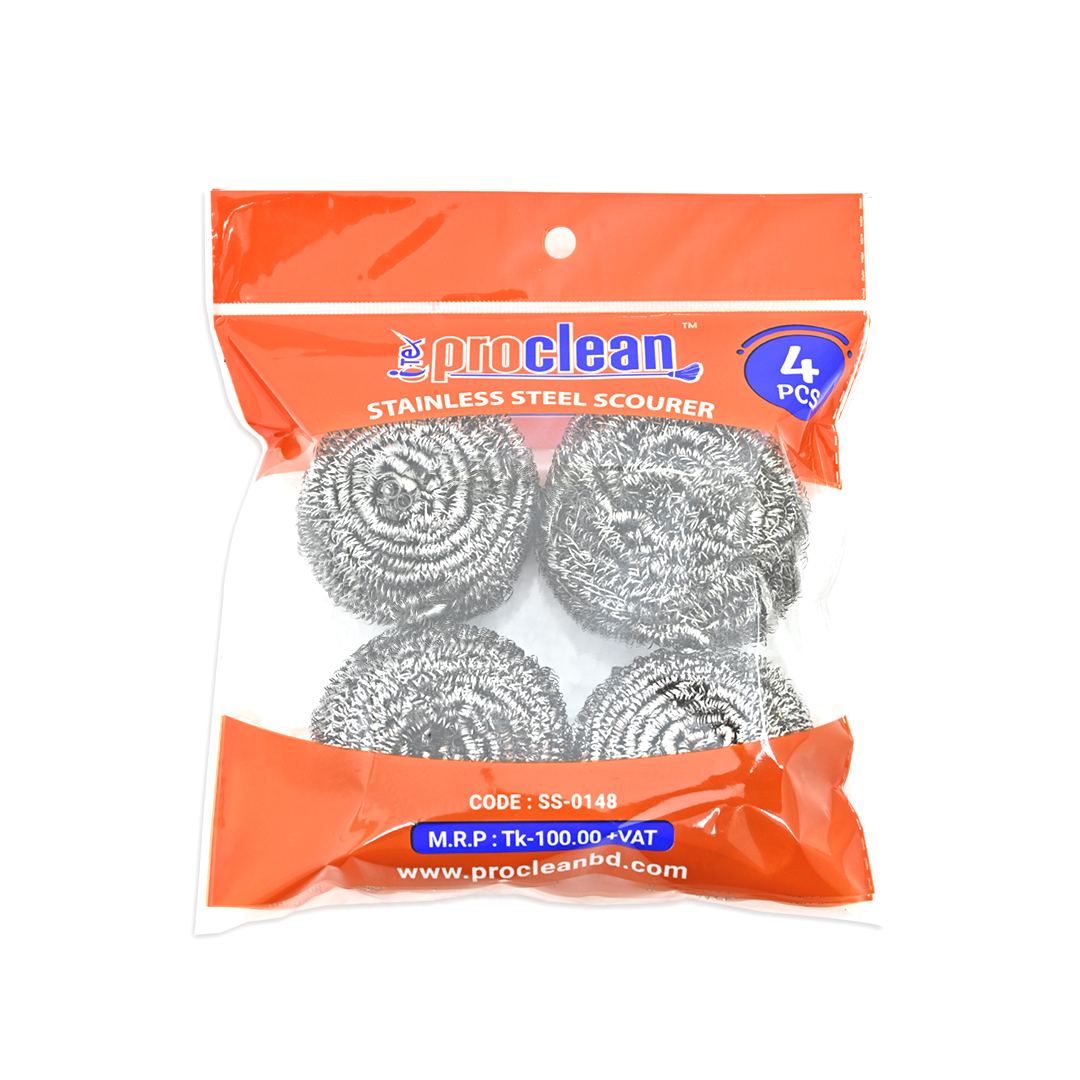 Proclean Stainless Steel Scourer_SS-0148 (4pcs )_img_0