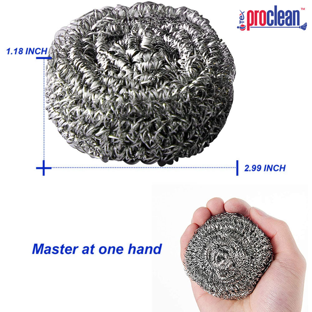 Proclean Stainless Steel Scourer_SS-0148 (4pcs )_img_6