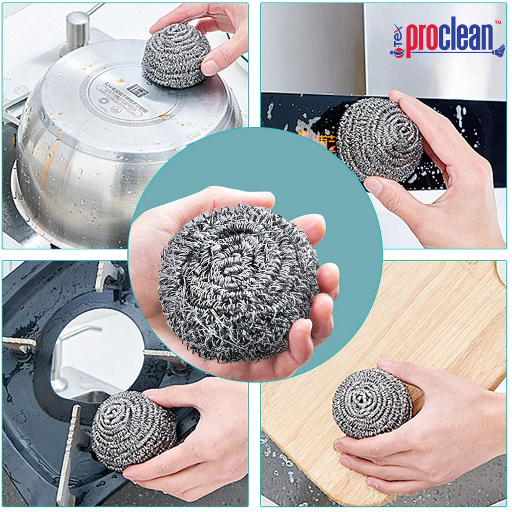 Proclean Stainless Steel Scourer_SS-0155 ( 2pcs )_img_3