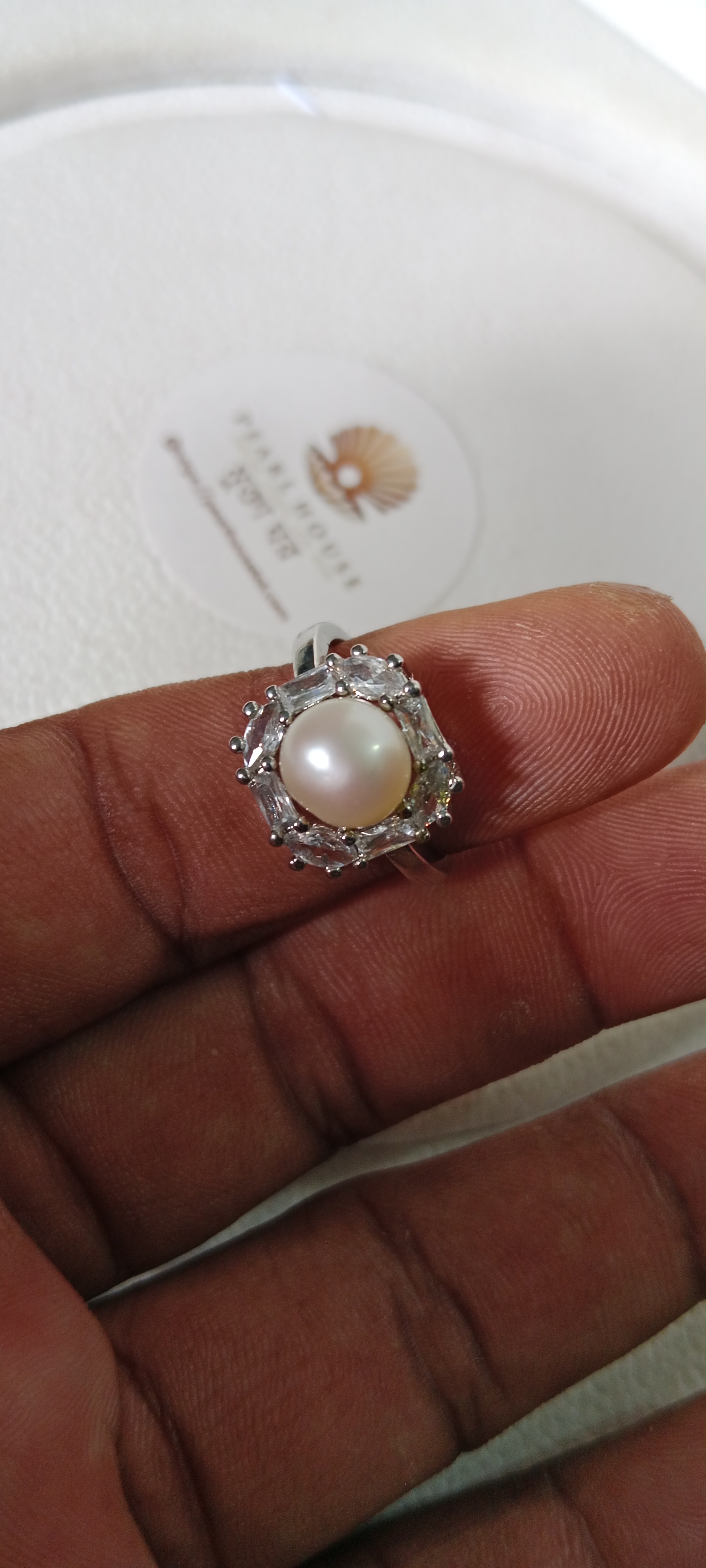 Pearl Adjustable Finger Ring_img_2