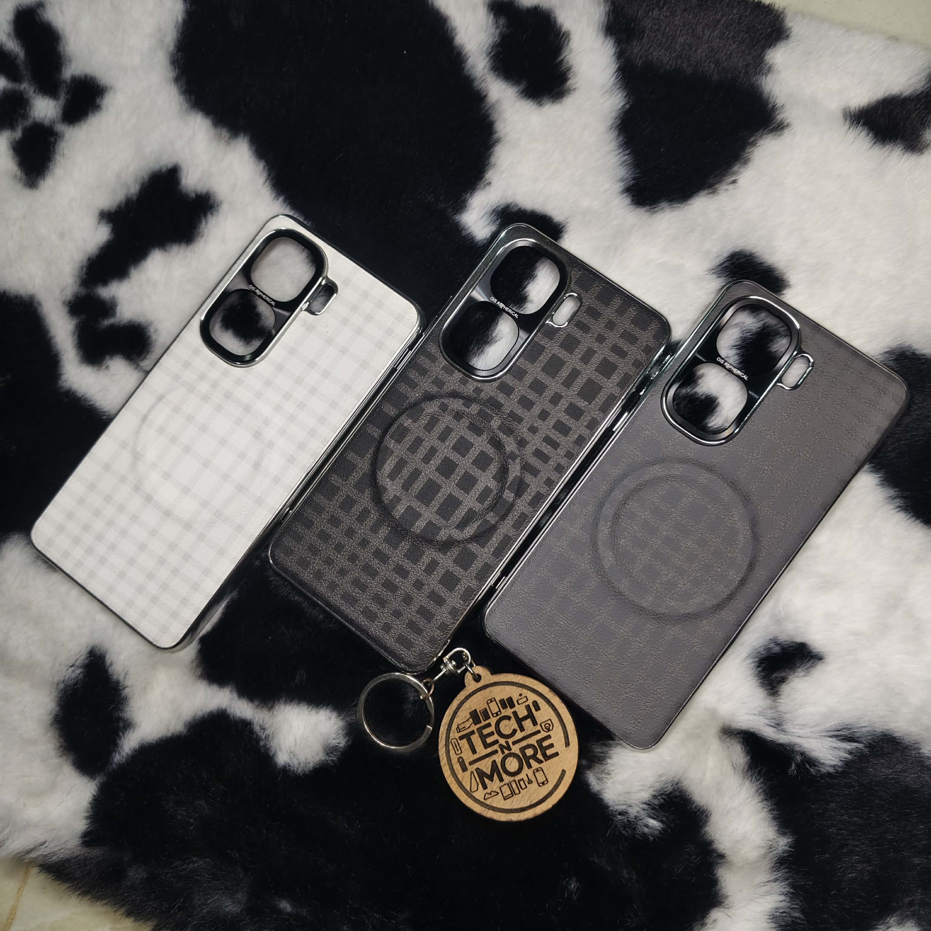 iQOO Neo10 high value electroplated silver edge leather magnetic back cover_img_0