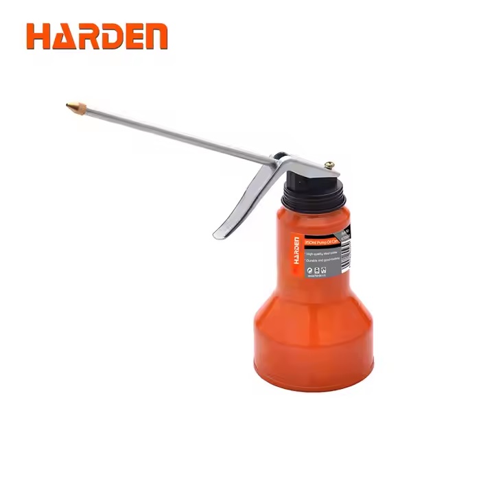 HARDEN 350ml Professional Pump Oil Can, High quality rust resistant steel Bottle; 670004
