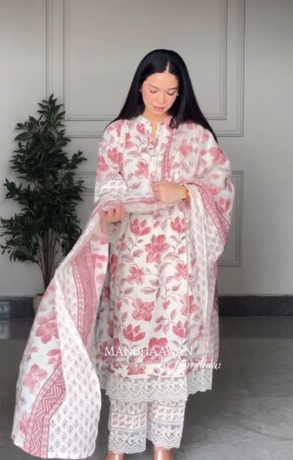 “Nazakat” – Pure Cotton Pakistani Inspired Suit Set - Image 5