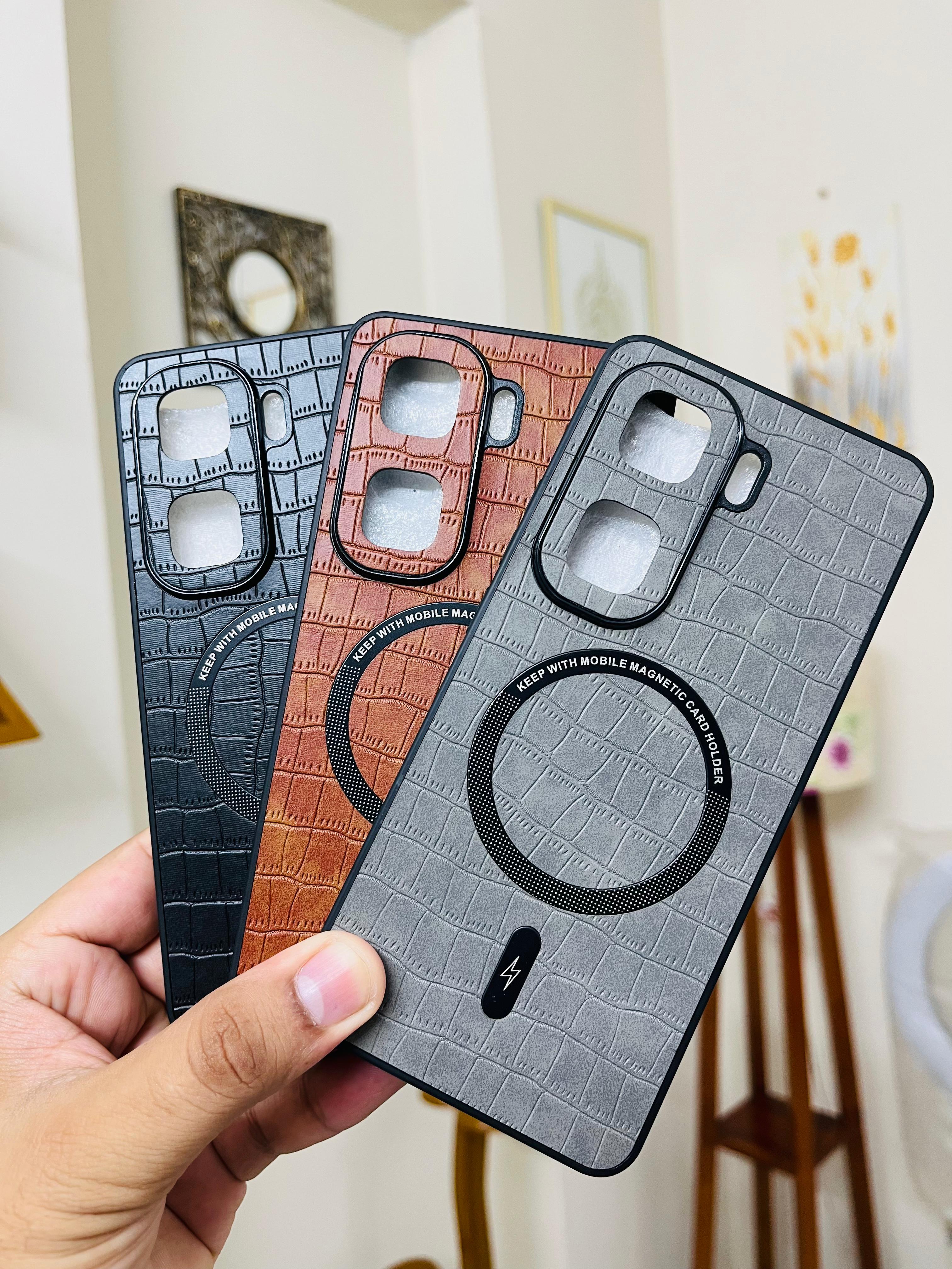 IQOO Neo 10 / Neo 10 Pro Back Cover Leather Finished WIth Magsafe Phone Case Magsafe Working_img_0