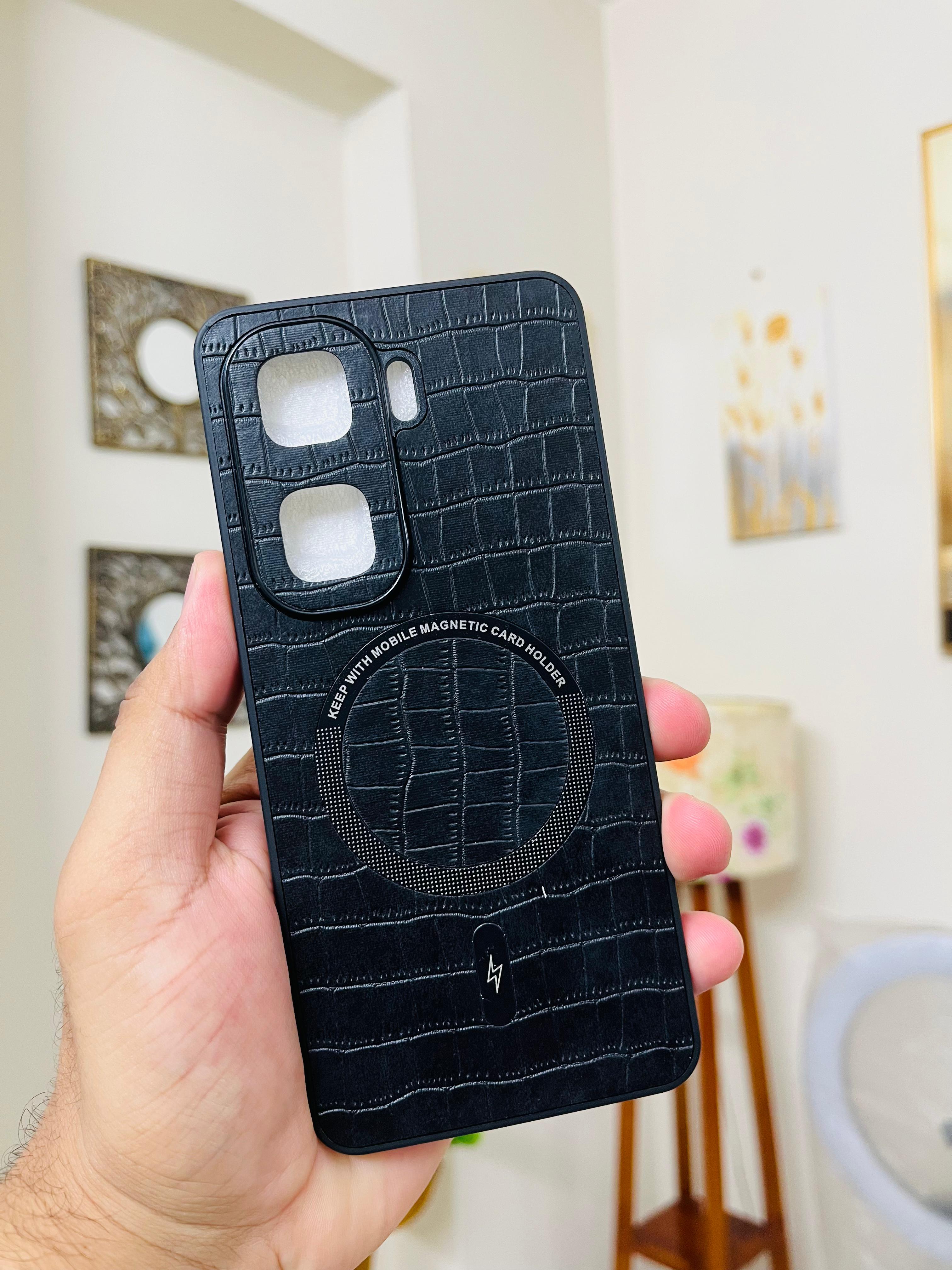 IQOO Neo 10 / Neo 10 Pro Back Cover Leather Finished WIth Magsafe Phone Case Magsafe Working