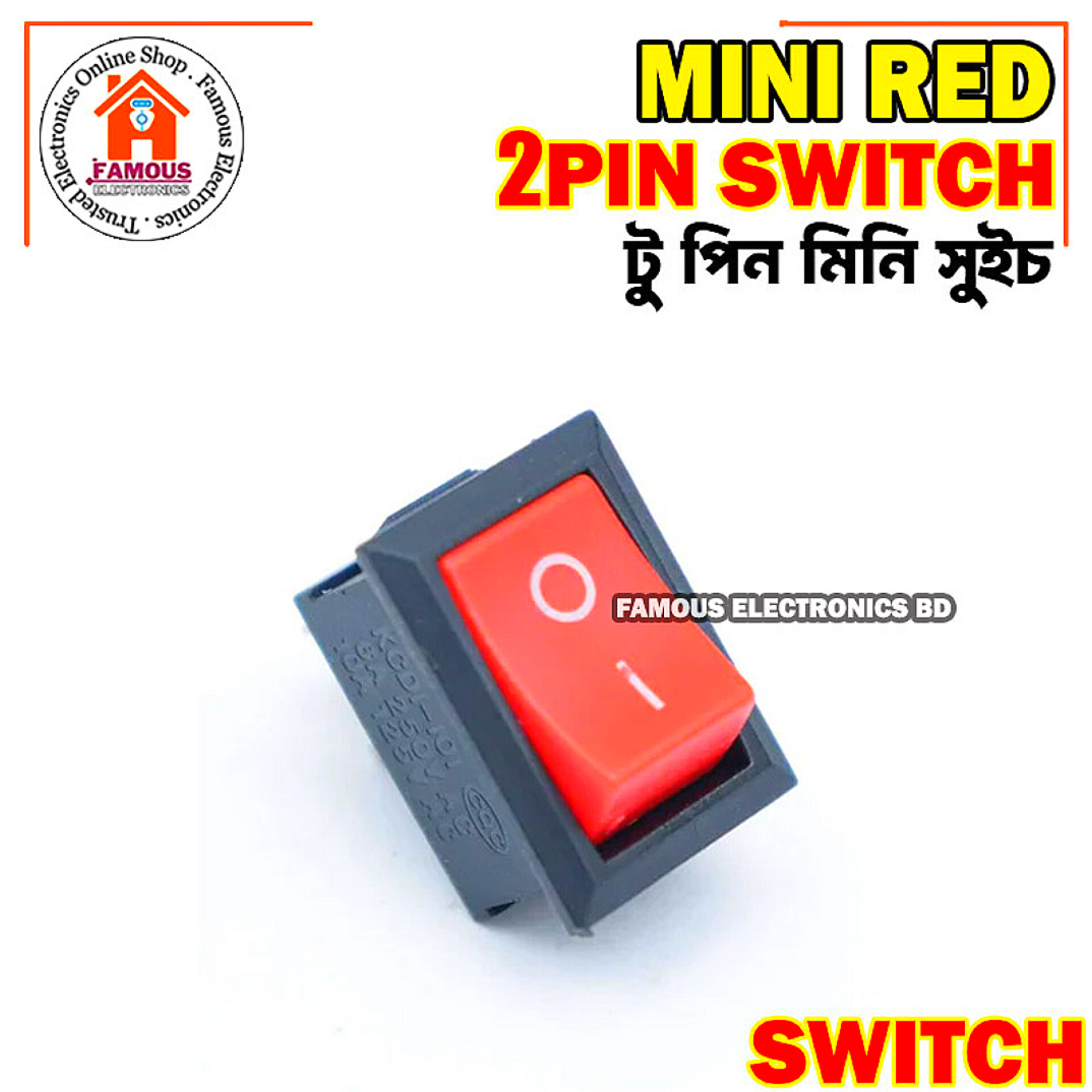 1PCS Electronics Mini 2 Pin SPST on/OFF Switch for Electronic Circuit PCB for Project or Experiment_img_2