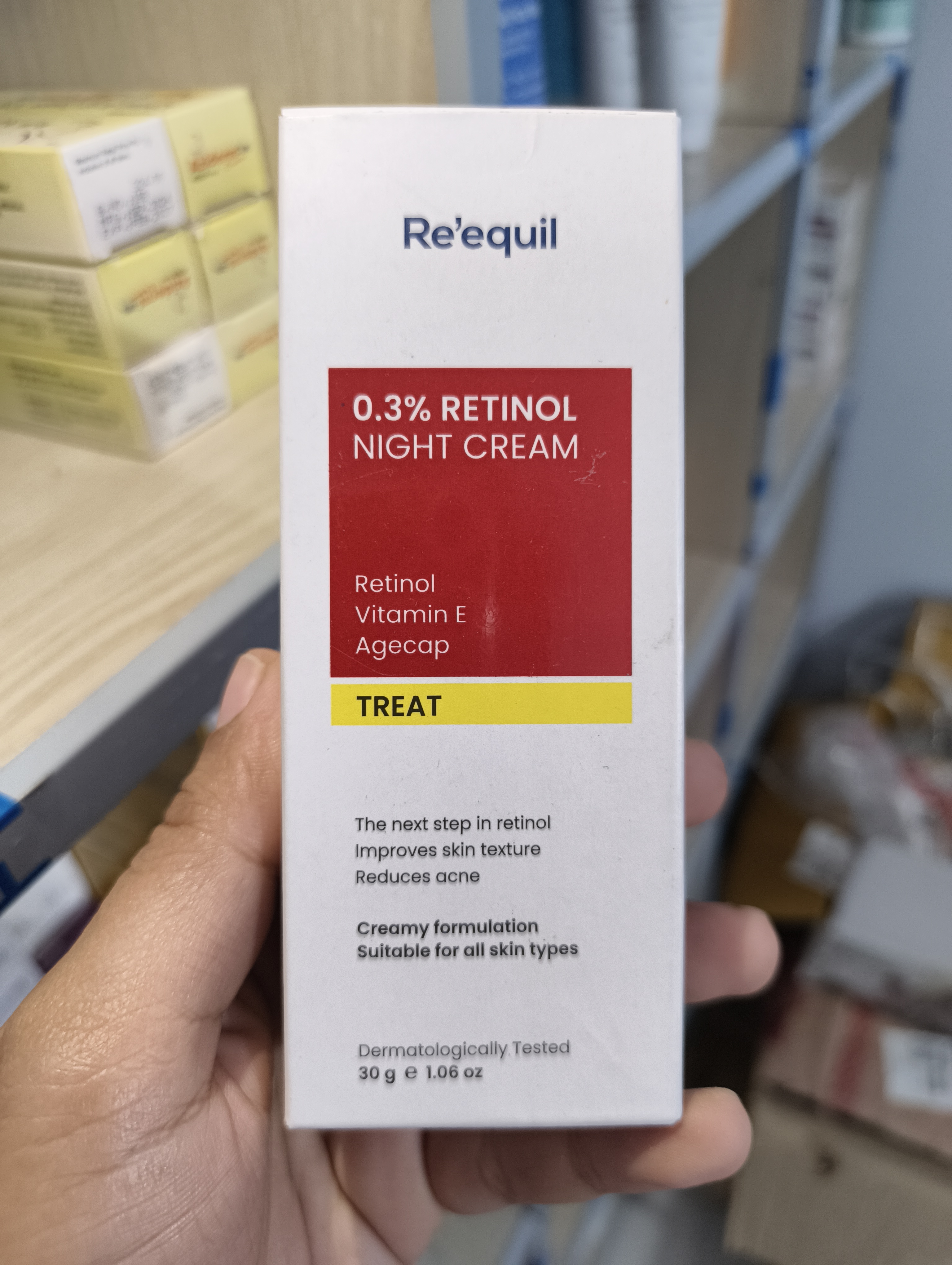 Re'equil 0.3% Retinol Night Cream -30g_img_1