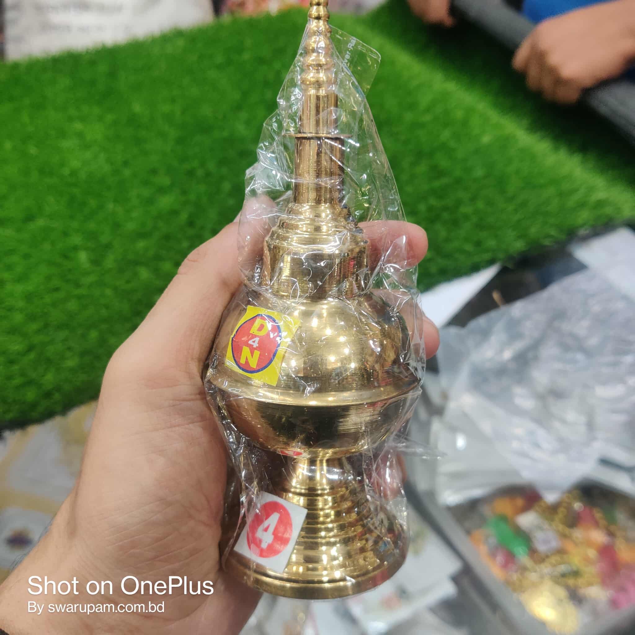 পিতলের গাছকৌটা ৬ ইঞ্চি - Image 2