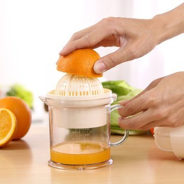 Manual Hand Press Juicer Squeezer Multifunctional Food Grade PP Small Portable Kitchen Appliance Fruit Extractor_img_2