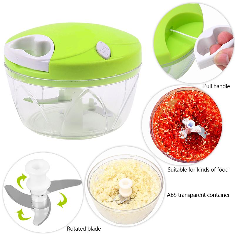 Manual Vegetable Chopper Kitchen Speedy Chopper Garlic Cutter Vegetable_img_4
