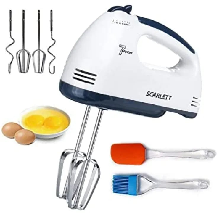 Scarlet 7 SPEED Portable High Grade Hand Mixer, Egg Beater, Egg Cake/Cream Mixer -10_img_1