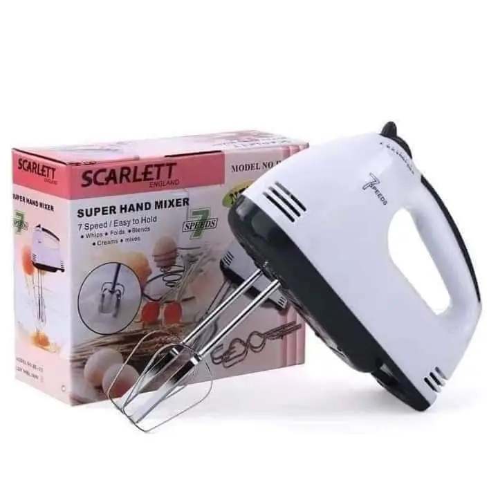 Scarlet 7 SPEED Portable High Grade Hand Mixer, Egg Beater, Egg Cake/Cream Mixer -10_img_3
