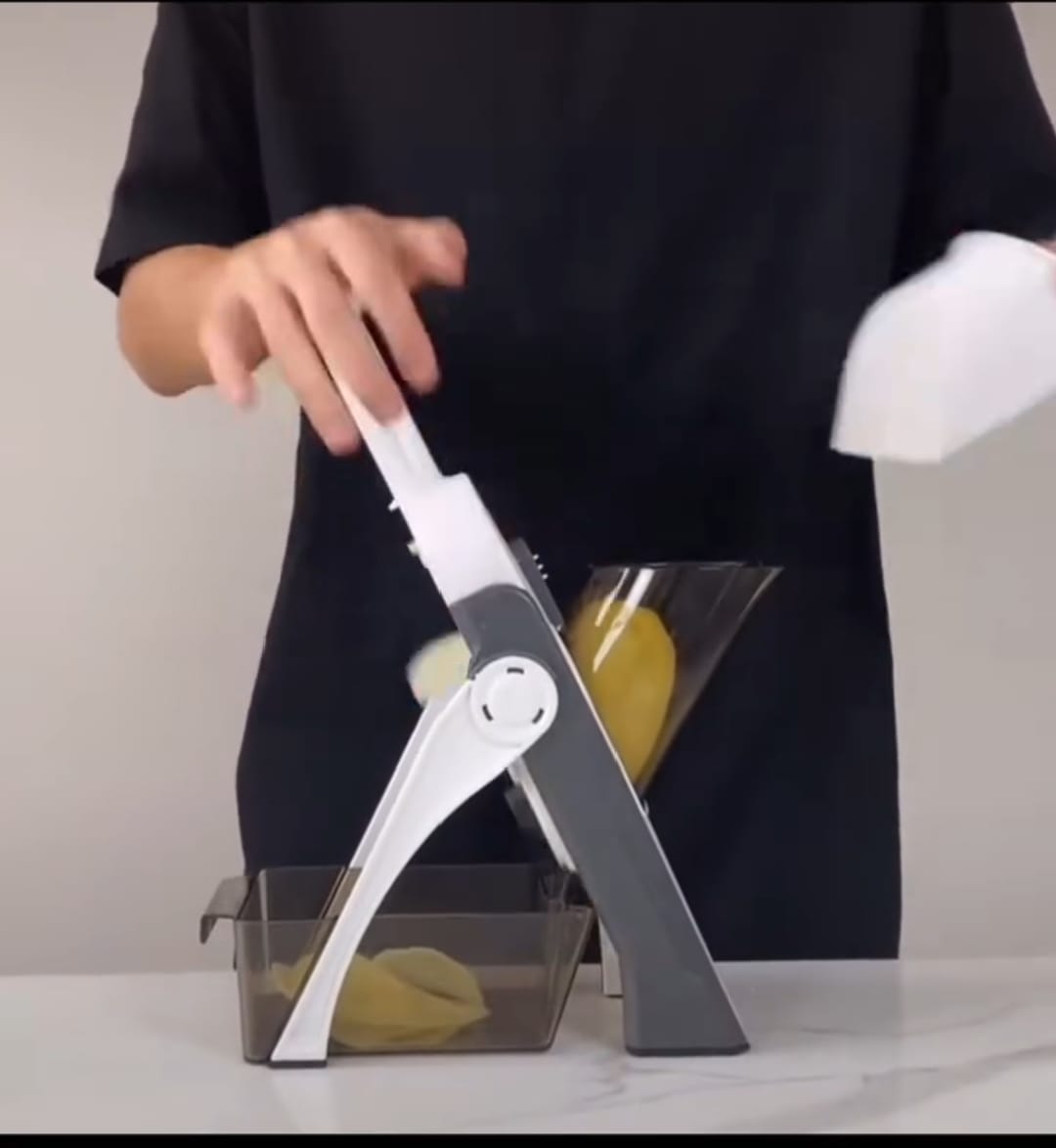 Multi-functional Spring Slicer vegetable cutter (Multi-Colour)_img_0