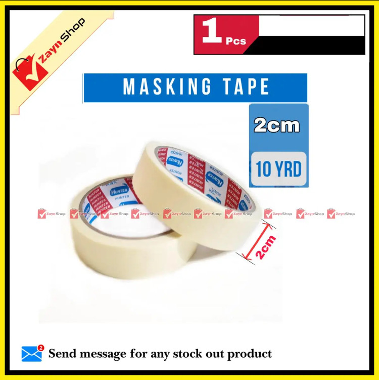 Masking Tape 1 inch 10 yards Pack of 1pcs_img_0