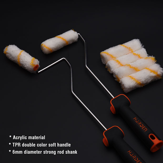 HARDEN 4" Paint Roller Cover 10Pcs Pack combo 620131_img_3