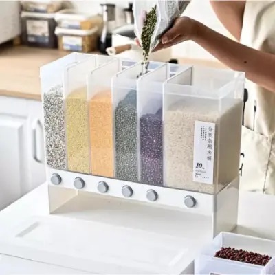6-in-1 Wall Mounted Food Storage Box for Kitchen_img_0