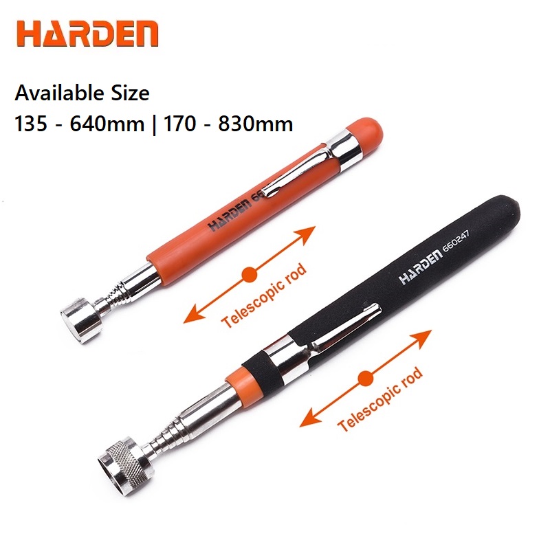 HARDEN Telescopic Pick Up Tools (135 - 640mm | 170-830mm), Household Tool Set Magnet Pickup; Model: 660246 | 660247_img_0