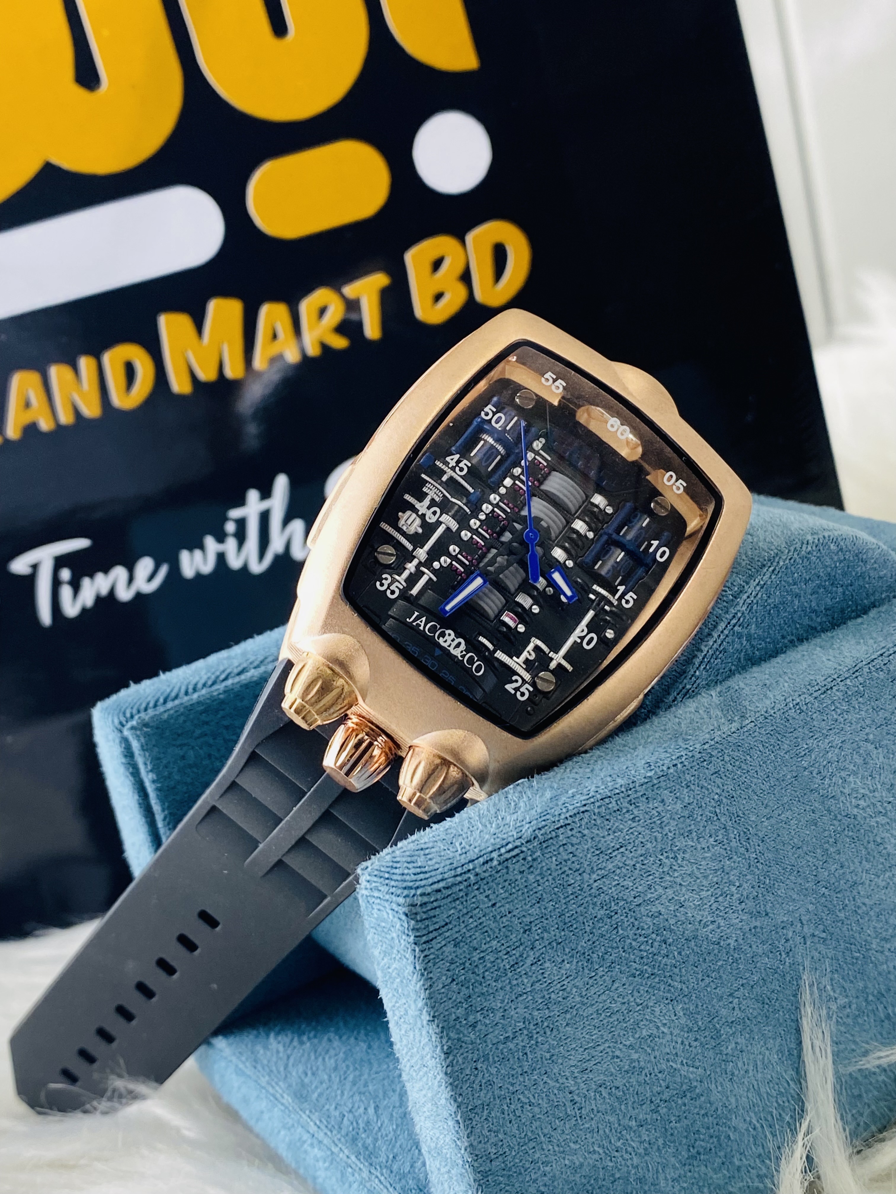 Bugatti Engine Watch  | AA | Rose