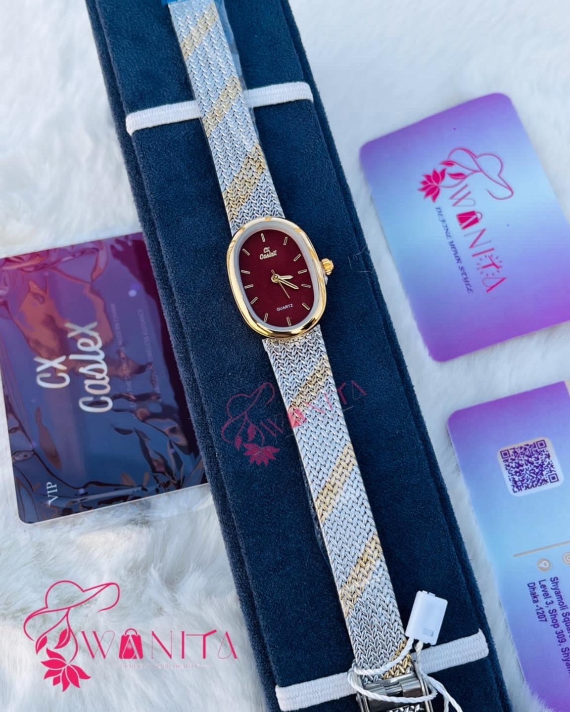 Original Caslex Ladies Mash Chain Watch