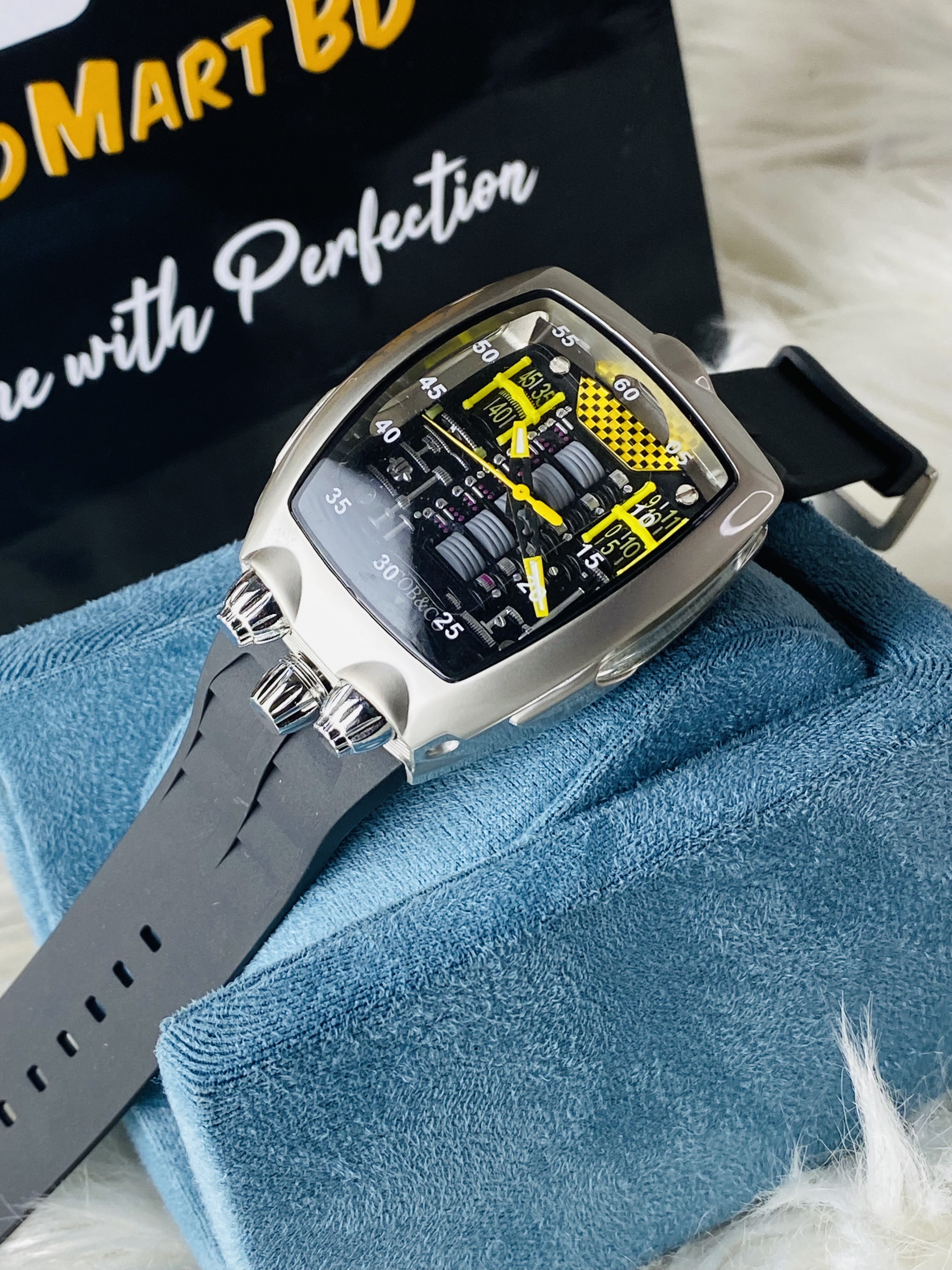 Bugatti Engine Watch | AA | Silver