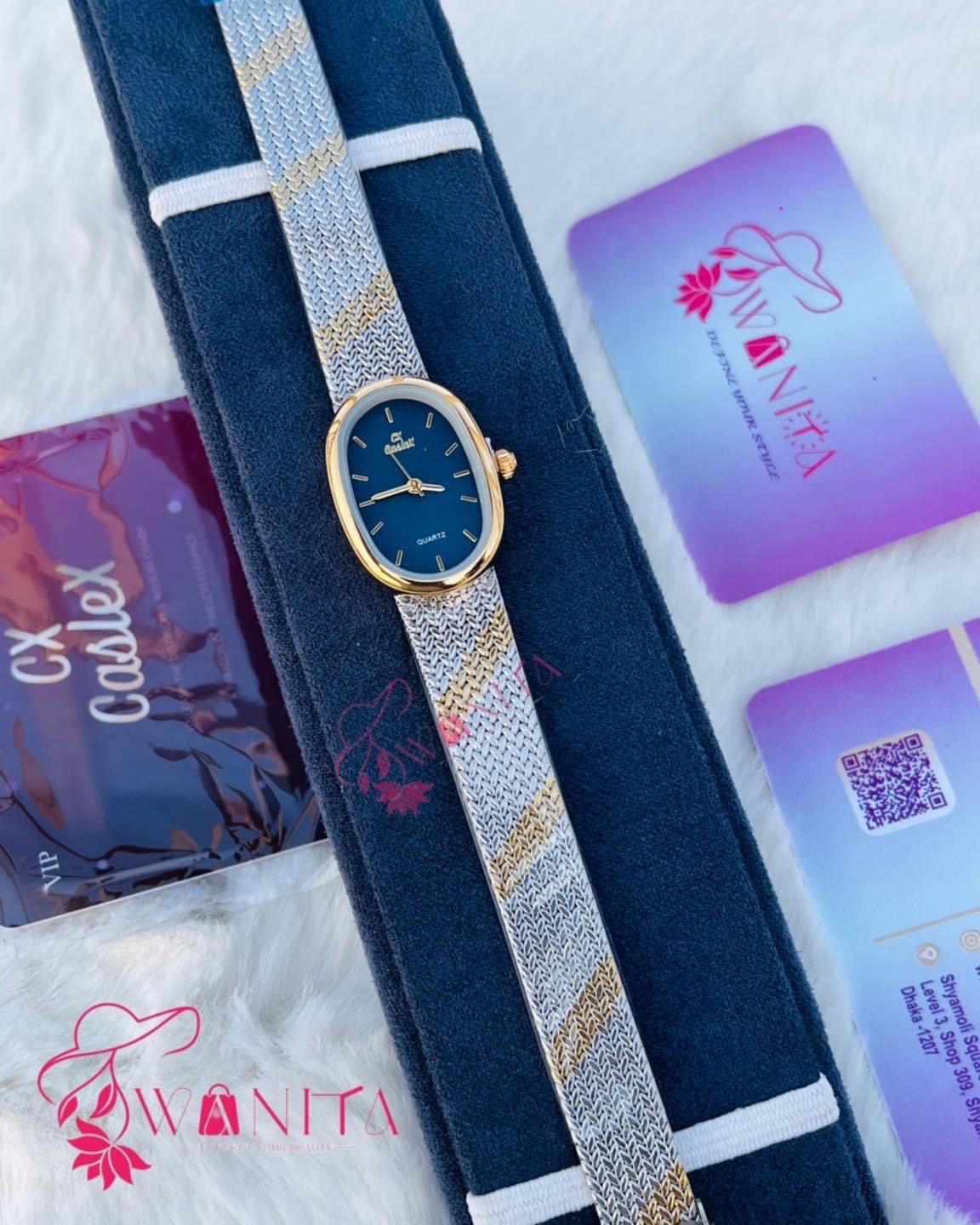 Original Caslex Ladies Mash Chain Watch