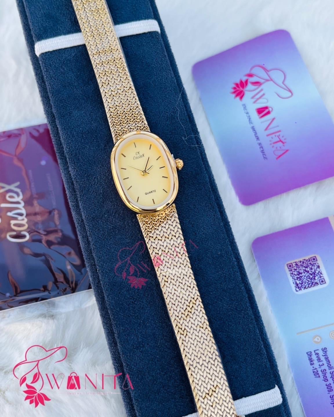 Original Caslex Ladies Mash Chain Watch