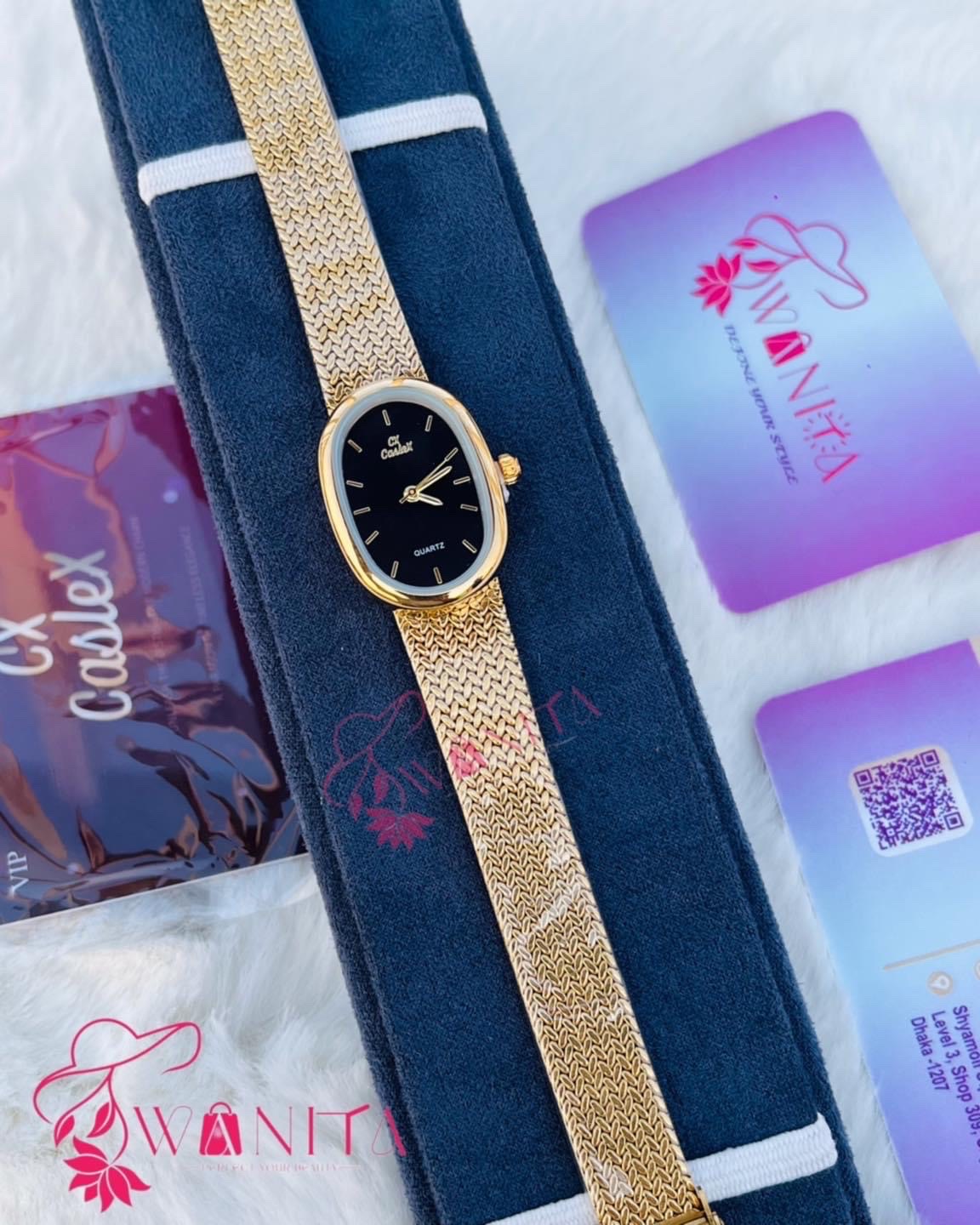 Original Caslex Ladies Mash Chain Watch