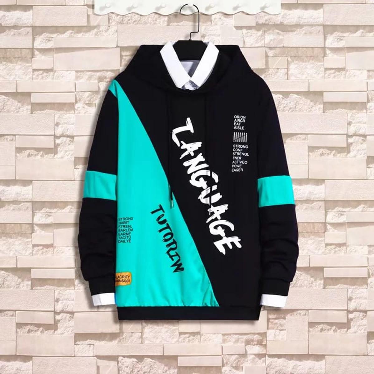 Stylish Color Combined Hoodie_img_0