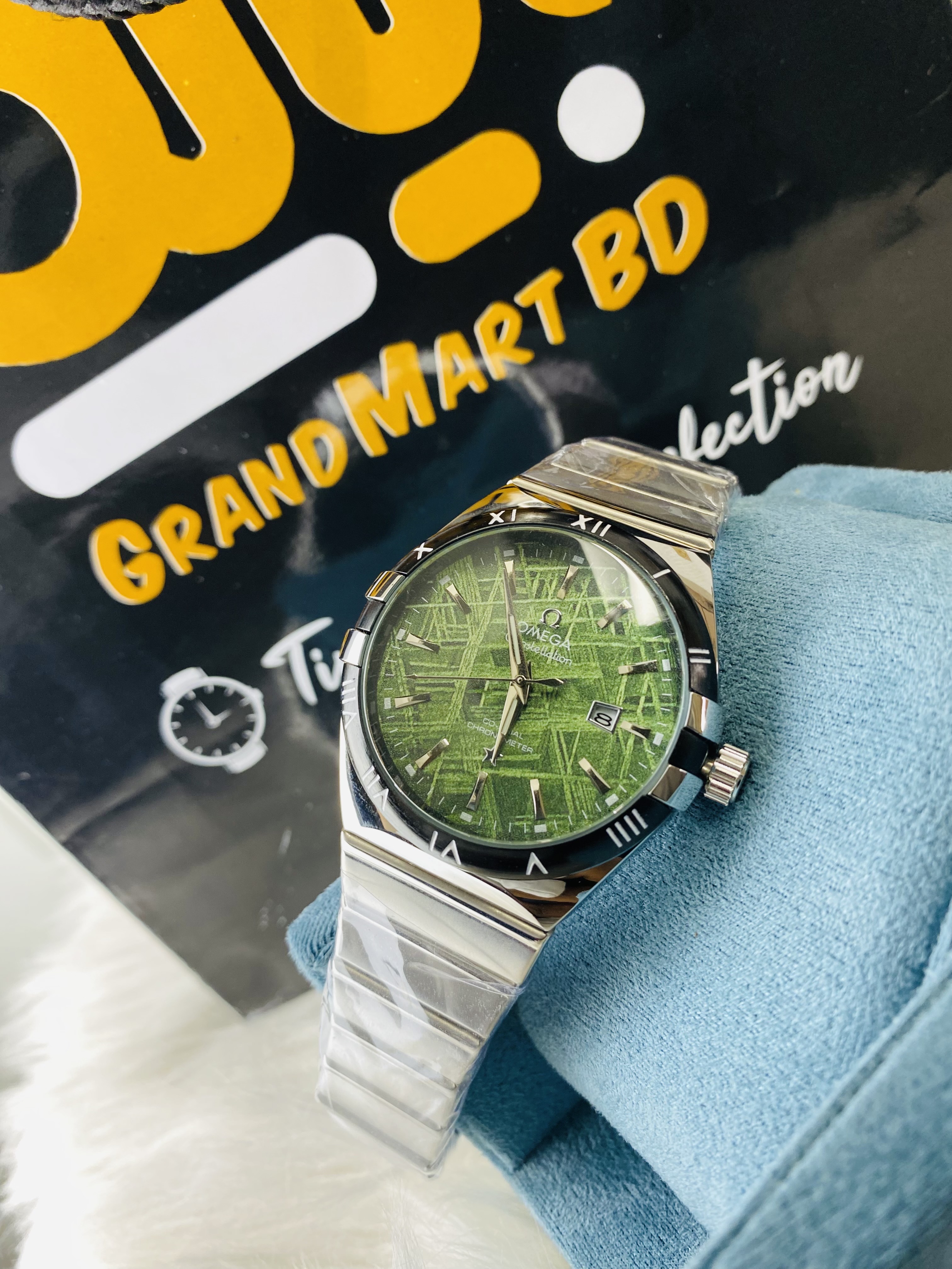 OMEGA CONSTELLATION GREEN DIAL SWEEP