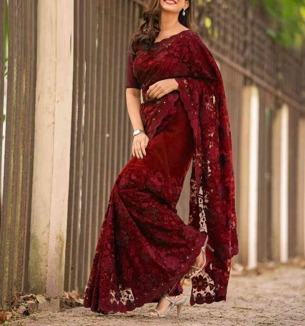 ইন্ডিয়ান জর্জেট শাড়ি।_img_1