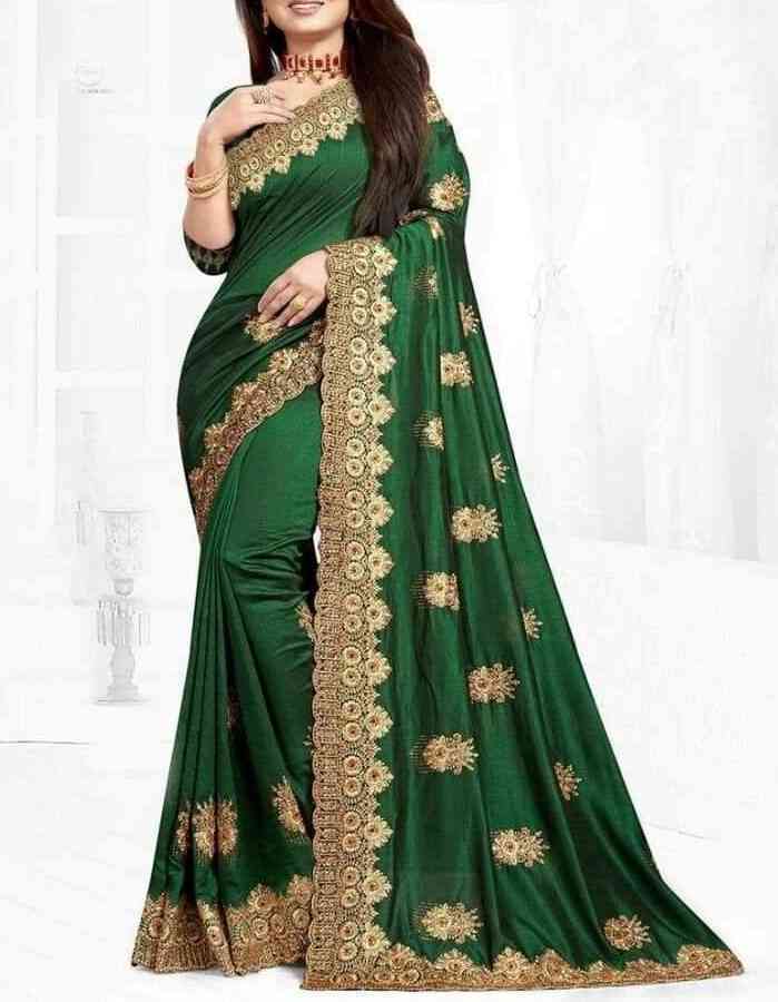 🌱ইন্ডিয়ান জর্জেট শাড়ি।_img_1