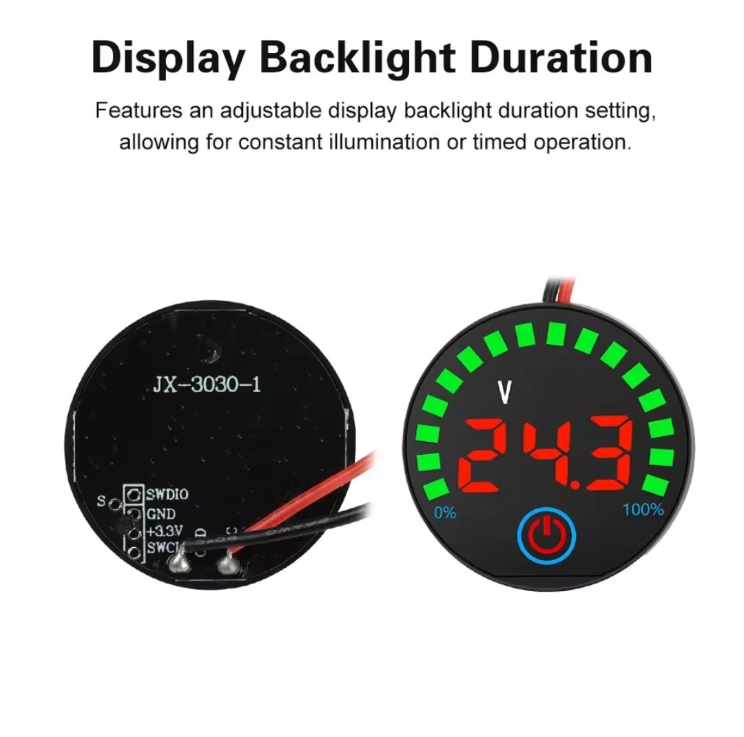 Universal DC 7–55V Digital Battery Level Indicator With Voltage Display And Alarm Function_img_3