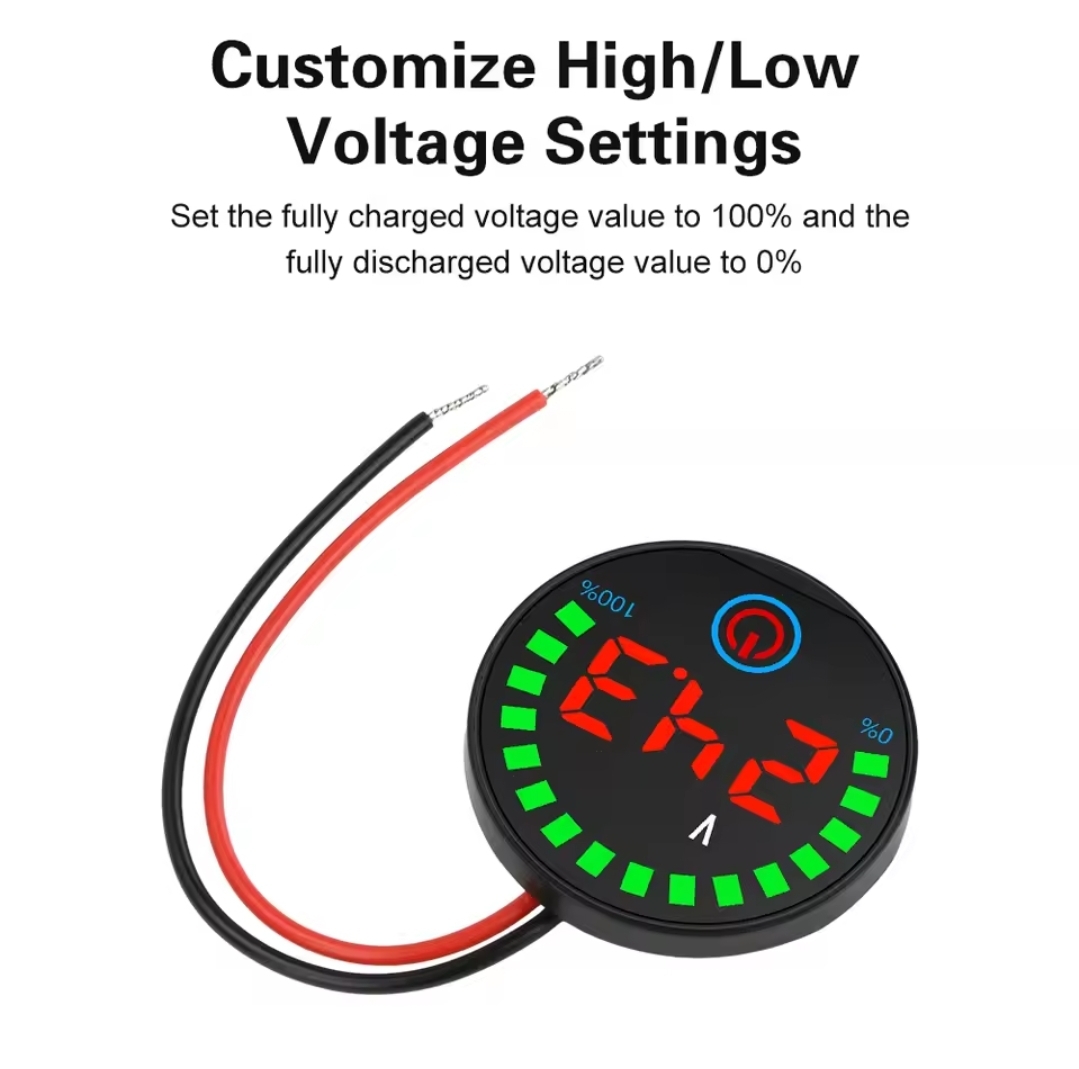 Universal DC 7–55V Digital Battery Level Indicator With Voltage Display And Alarm Function_img_5