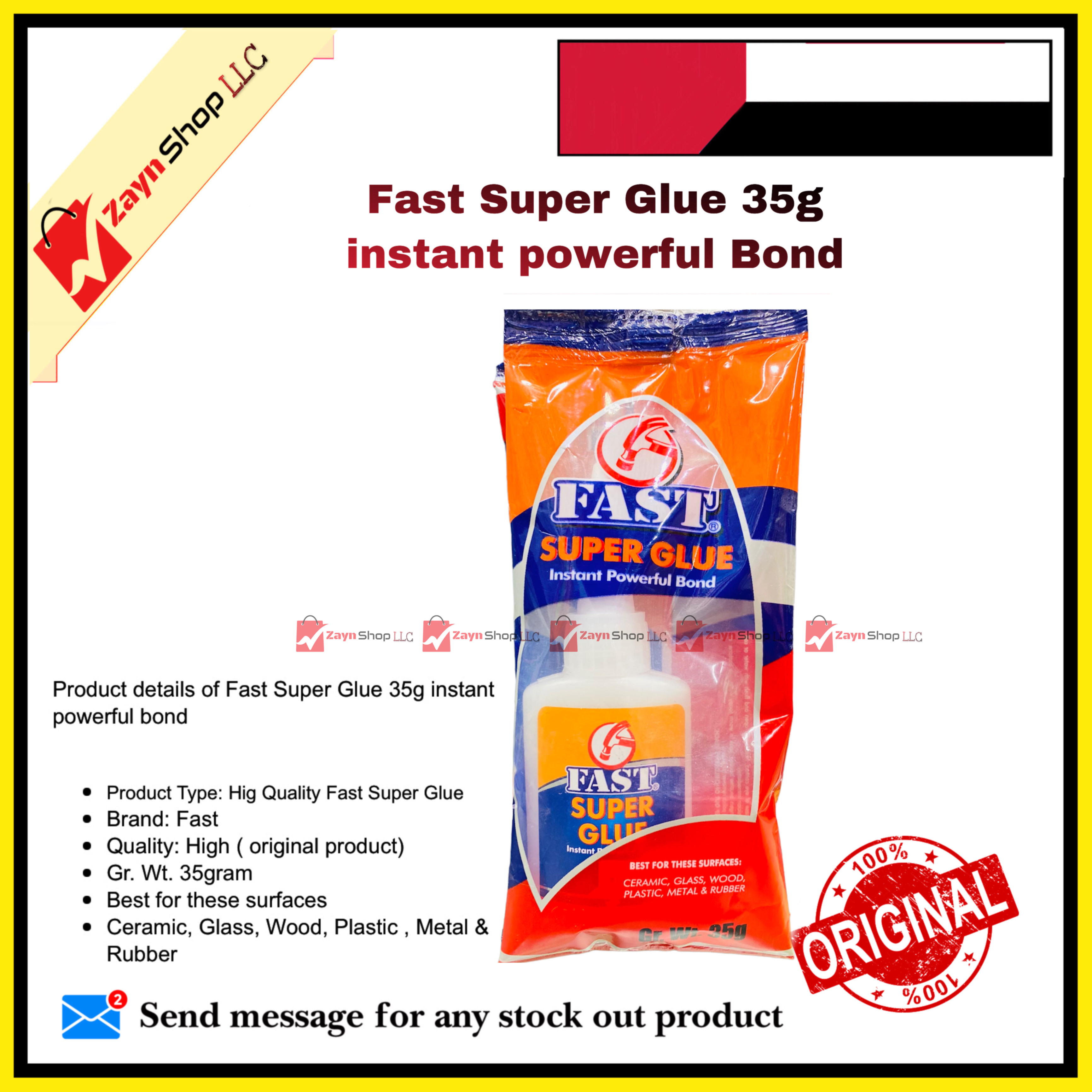 Fast Super Glue 35g instant powerful bond_img_0