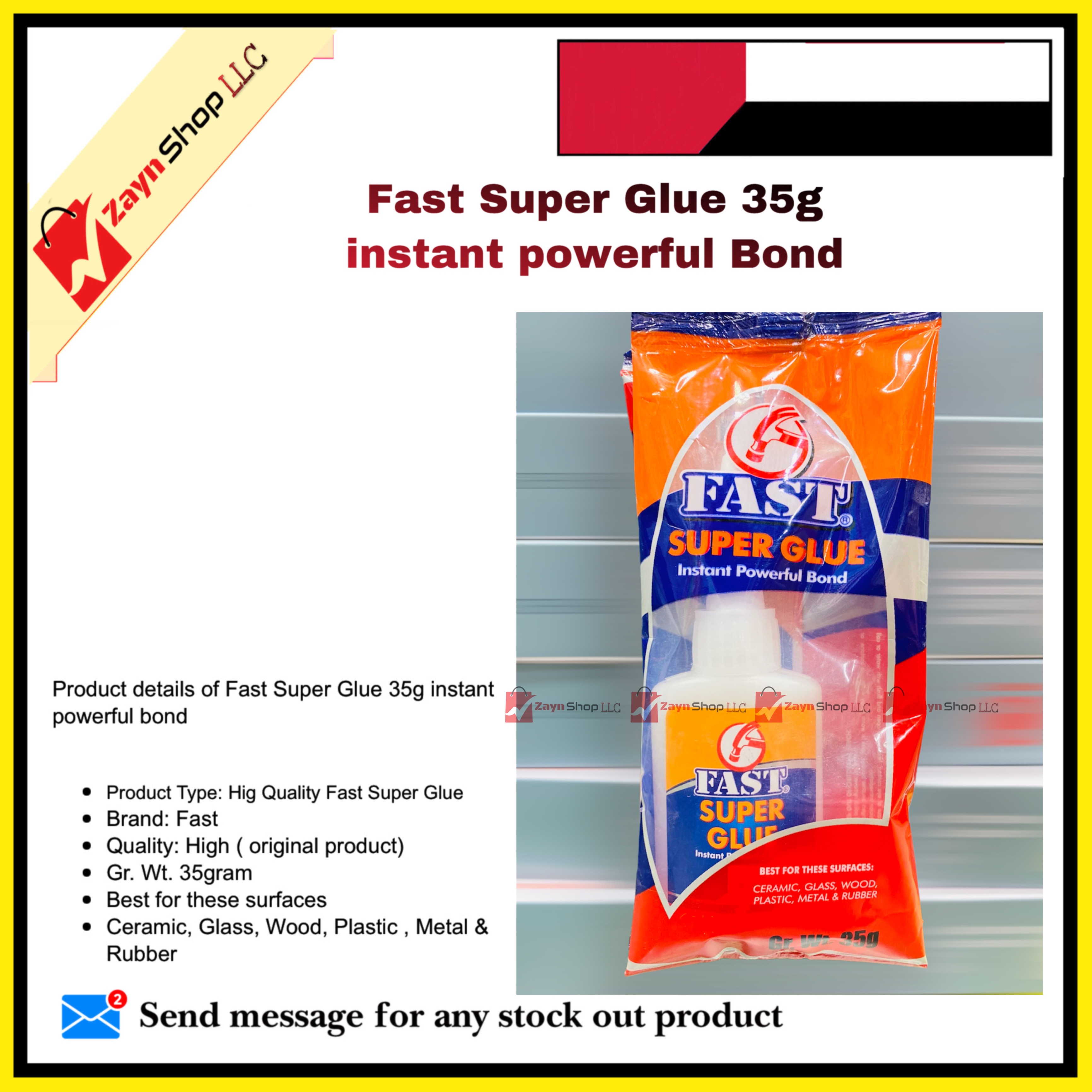 Fast Super Glue 35g instant powerful bond_img_1