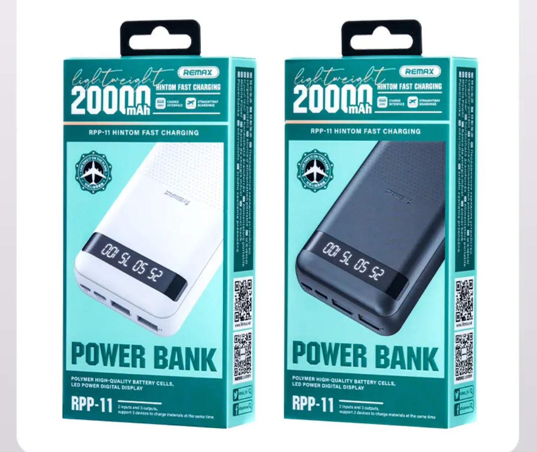 REMAX HINTOM RPP-11 2.4A Fast charging Power bank 20000 MaH_img_3