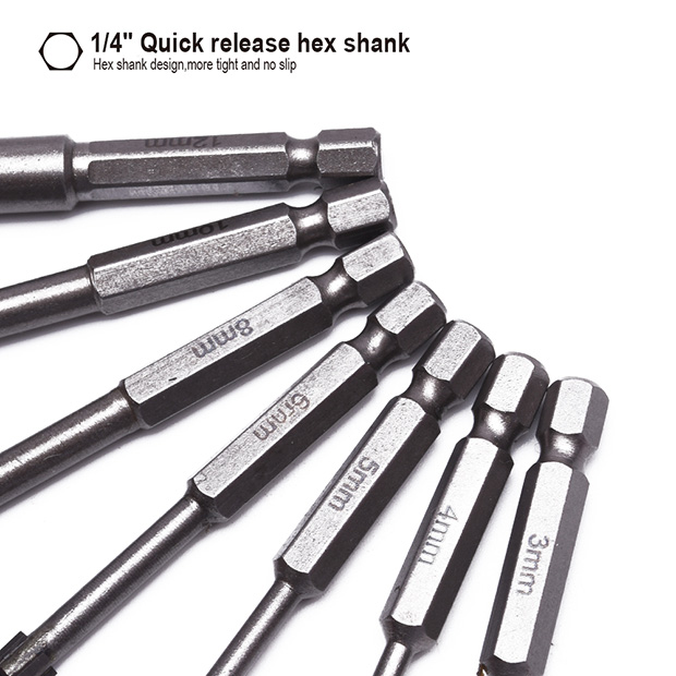 HARDEN Glass & Tiles Drill Bit ( 3 | 4 | 5 | 6 | 7 | 8 | 10 | 12mm ), porcelain marble tile glass drilling Hex shank cross tip drill bit; 613103 - 613112_img_6