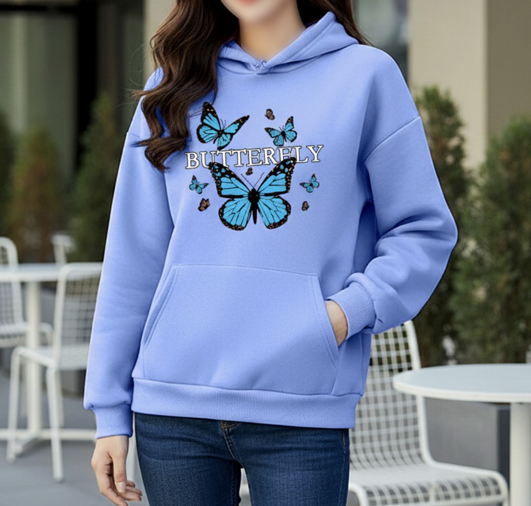 Premium Comfortable Printed Ladies Winter Hoodie_img_0