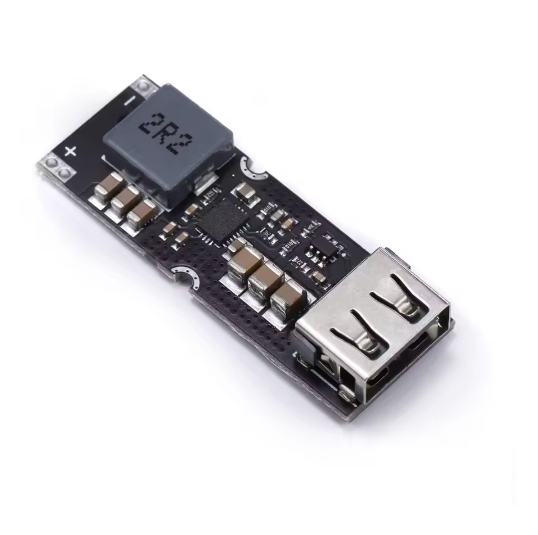 TPS61088 Single Cell Lithium Battery Boost Converter Module – 3.7V/4.2V to 5V/9V/12V QC2.0 QC3.0 Fast Charge
