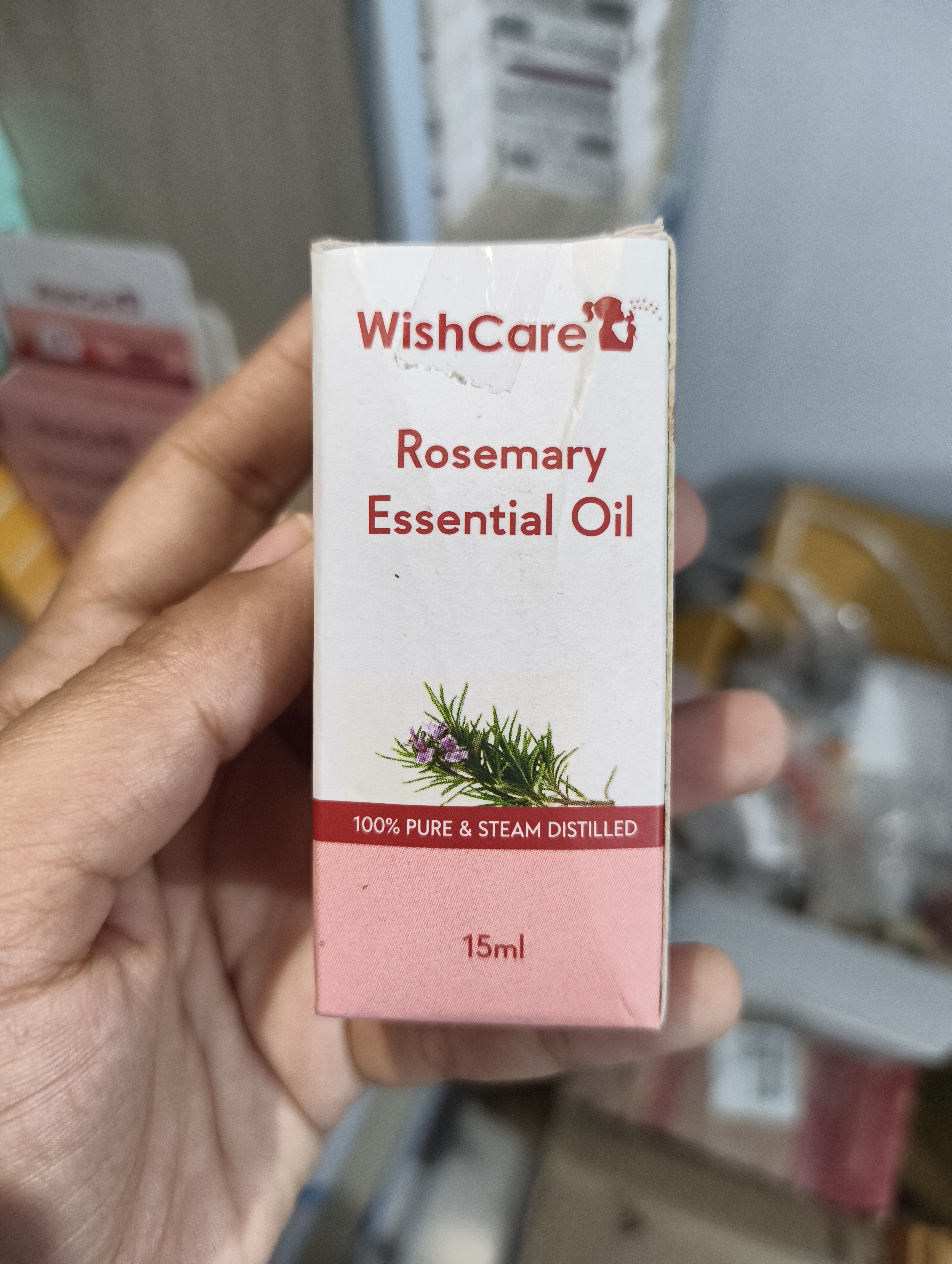 Wishcare Rosemary Essential Oil - 100% Pure - 15 ML_img_1