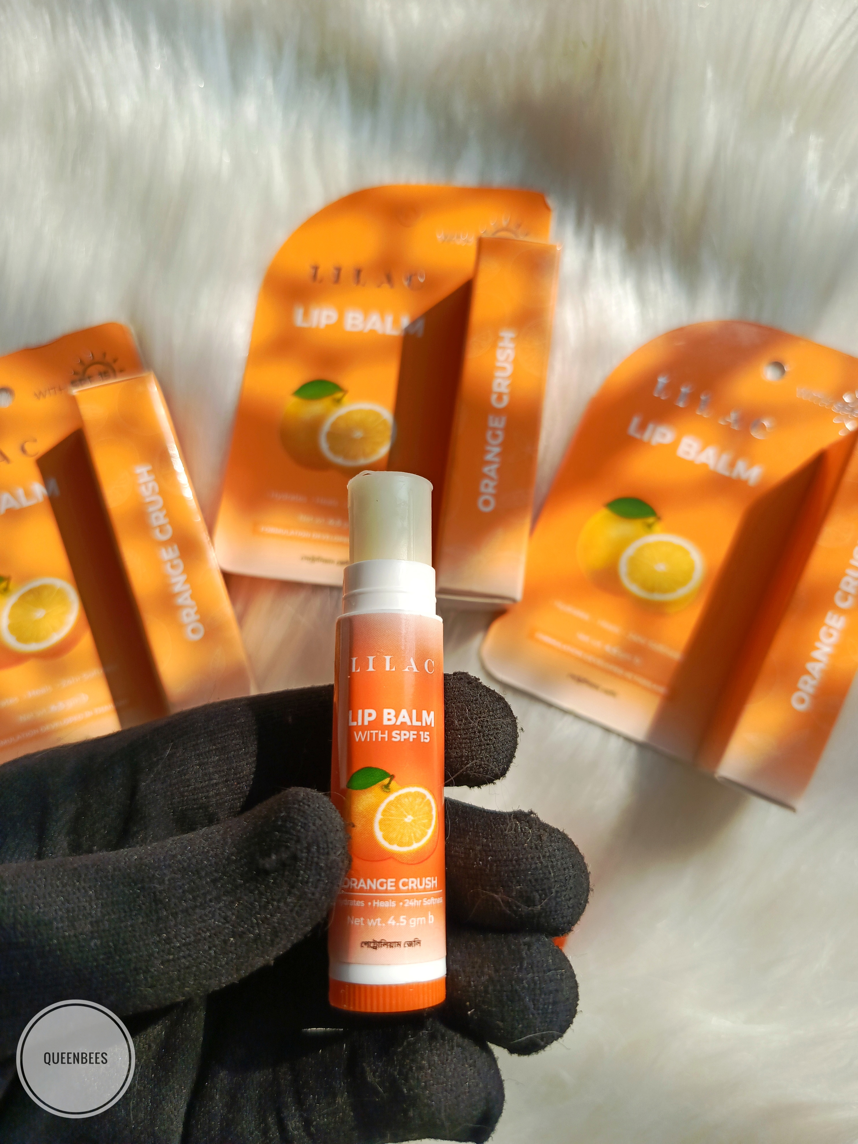 Lilac Spf Lip balm -Orange Crush