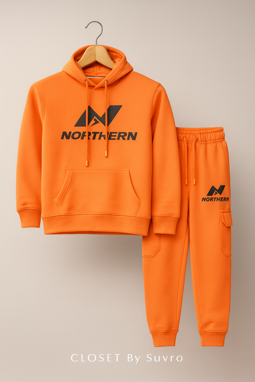 Kids Hoddie Set ( Northern Organge) - Image 5