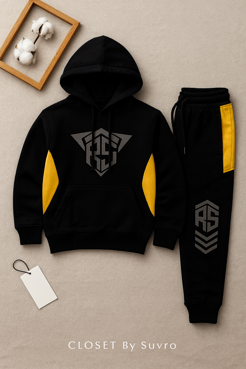 RS Black Hoodie Set - Image 5