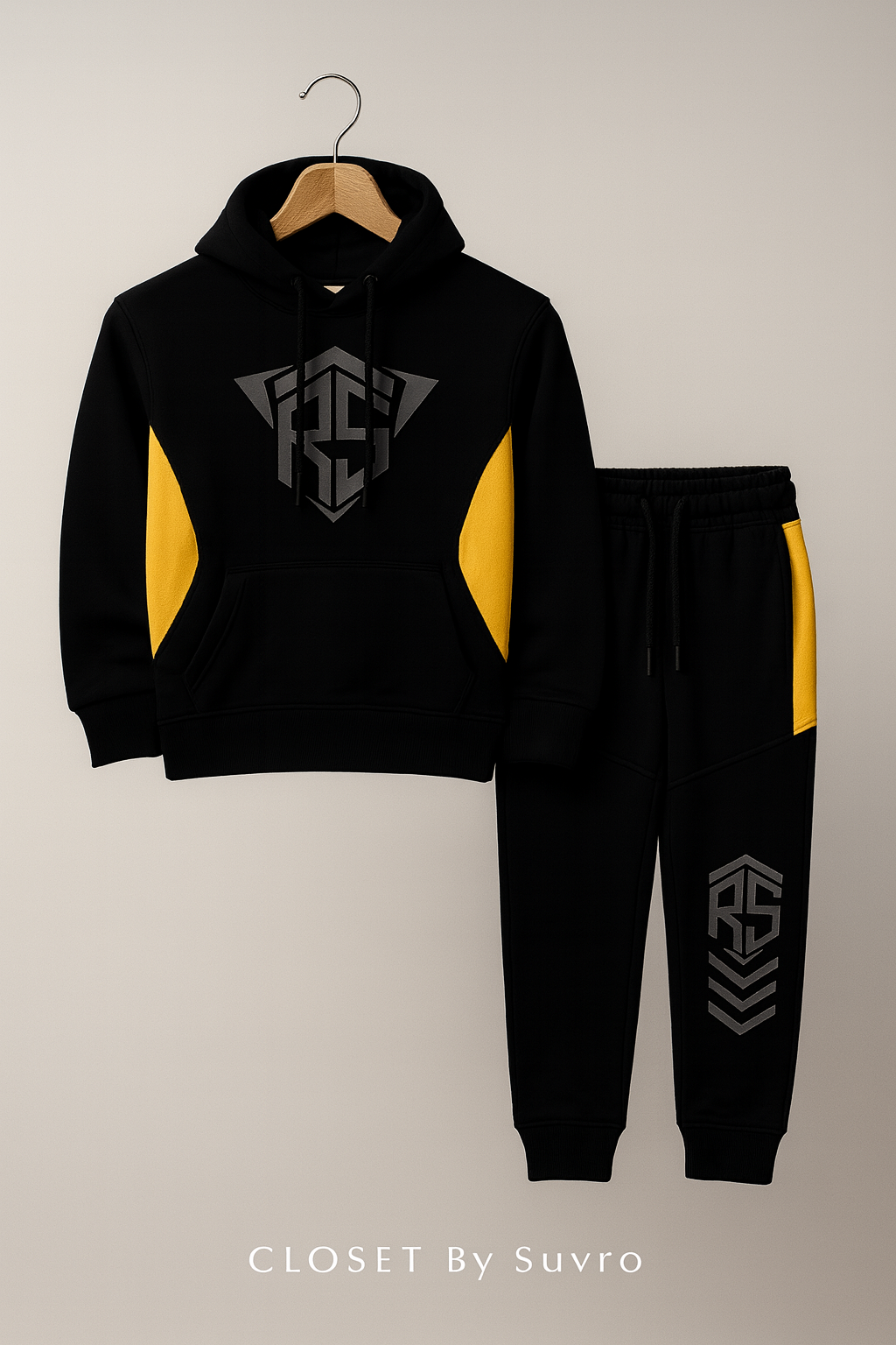 RS Black Hoodie Set - Image 6