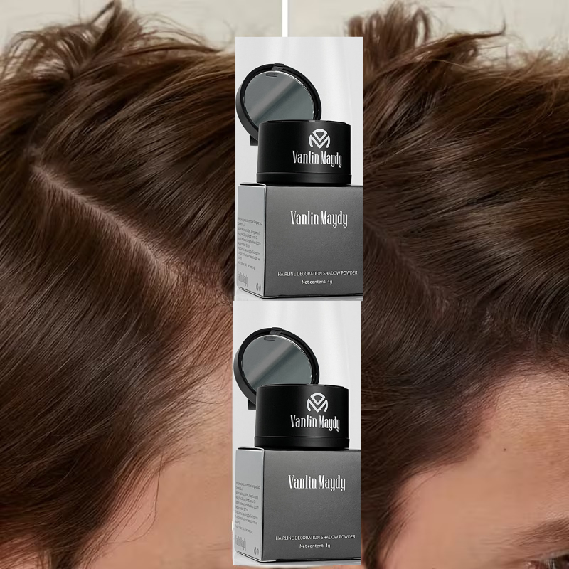 Vanlin Maydy Hairline Shadow Powder - Bald Spot Concealing Hair Powder for Women & Men_img_5