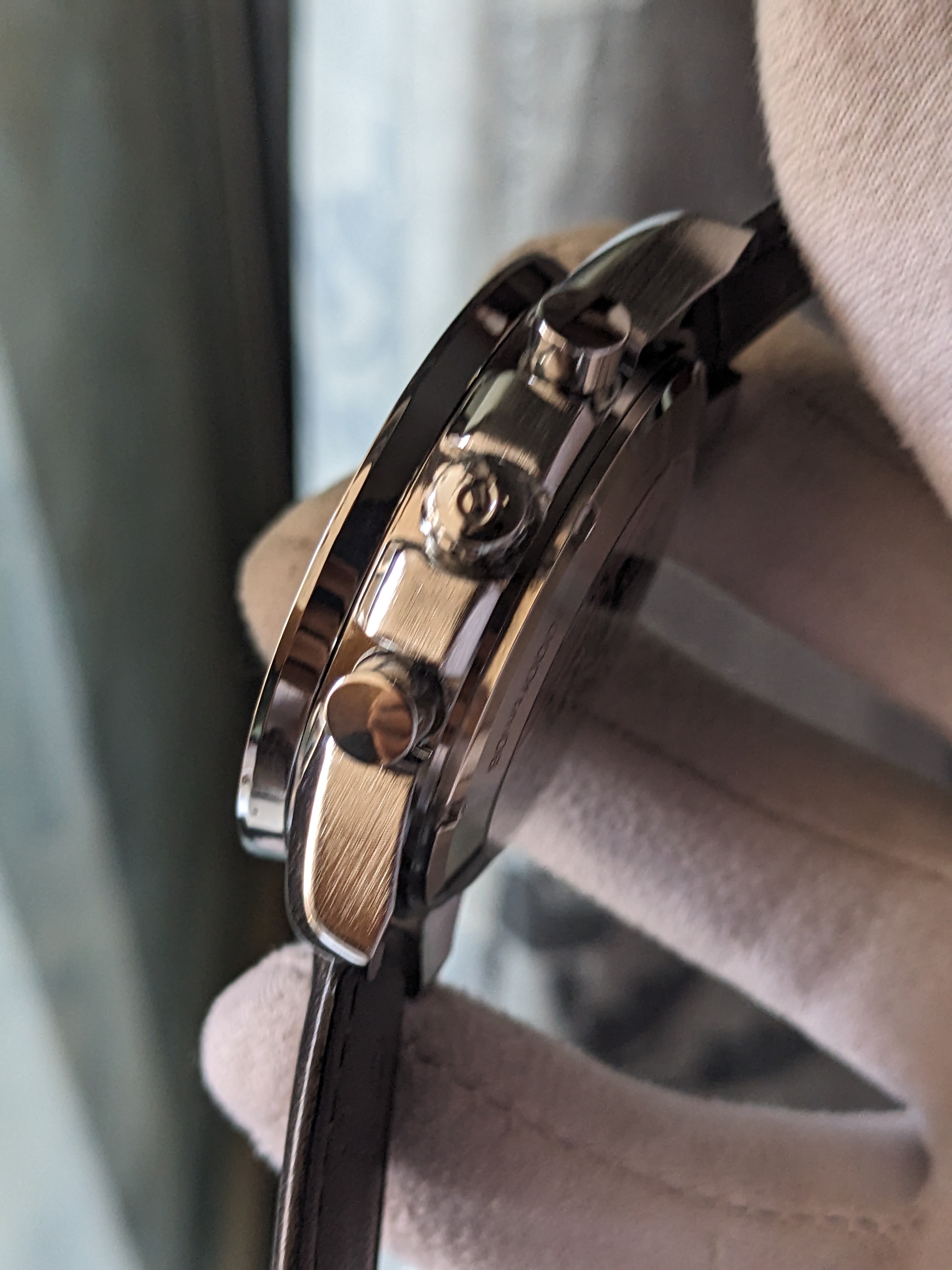 Omega Chronograph Watch Black_img_2